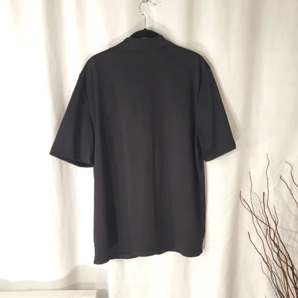 3/$25 Solid Black Polo Shirt - Picture 6 of 6